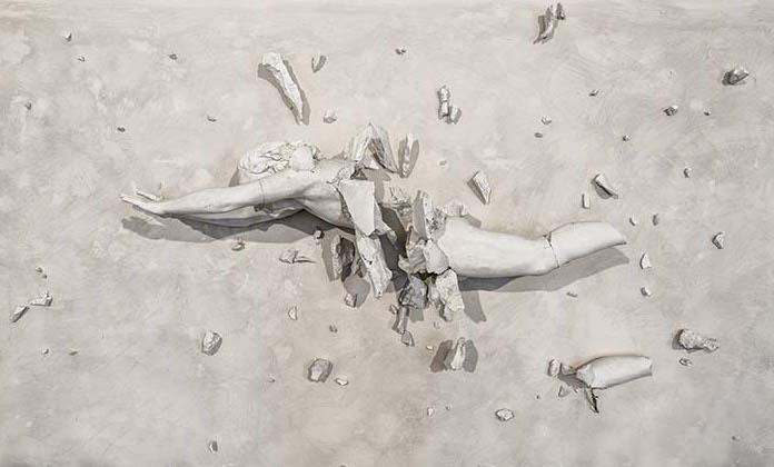 Luigi Mainolfi, "Senza titolo (Esploso)".